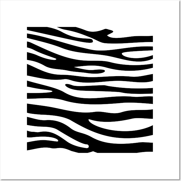 Zebra Pattern Wall Art by Animal Printss Org